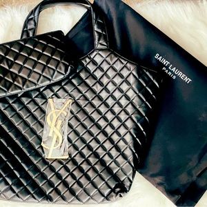 Authentic Never Worn New YSL Icare Maxi Shopping Bag for Sale!